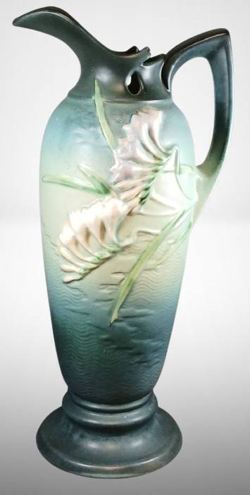 Roseville Freesia 21-15" Ewer, Green