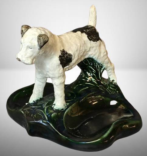 Mosaic Tile Co. Figural Terrier Ash Tray