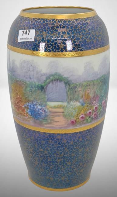 Pickard Handpainted Vase by Challinor