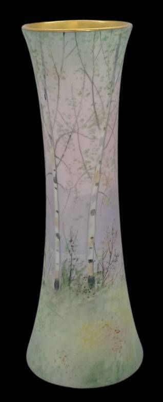 Pickard Hadpainted Vase Signed by E. Challinor
