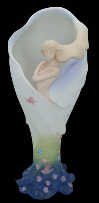 Roman Inc. Impressions Porcelain Vase