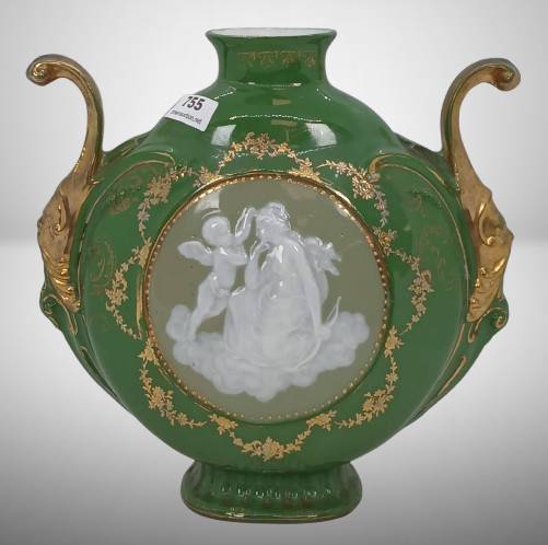 West German 'Fat Lava' Green Vase