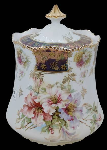 R.S. Prussia Biscuit Jar