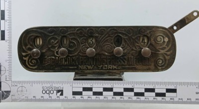 Babcock Printing Press Mfg. Co. Mechanical Counter - 8