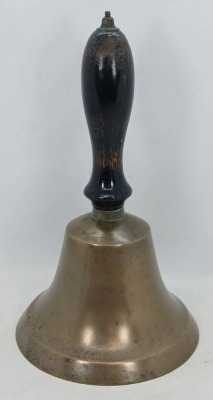 Brass School Hand bell with Wooden Handle - 2