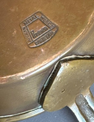 (3) Peshawar Afghan Metal Works Copper Skillets - 5