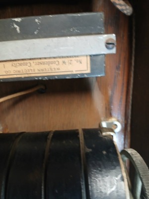 Western Electric Early 20th-Century Wooden Wall Telephone - 14