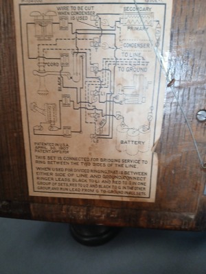 Western Electric Early 20th-Century Wooden Wall Telephone - 15