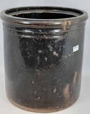 Stoneware Crock, Approx 1 Gallon Size - 3