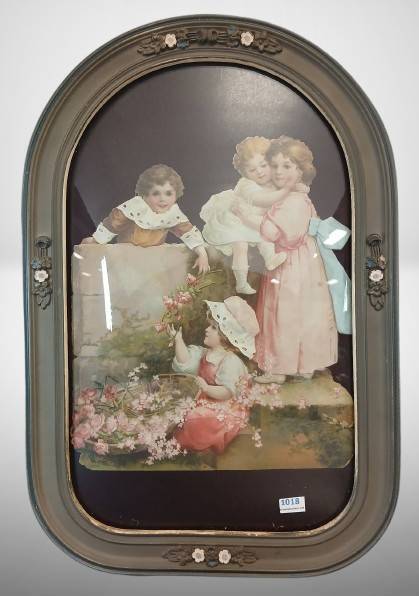 Early 1900s Victorian Valentine's Card Display