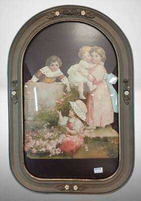 Early 1900s Victorian Valentine's Card Display