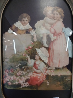 Early 1900s Victorian Valentine's Card Display - 3