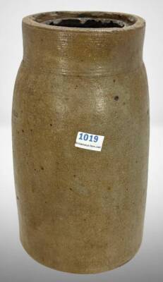 Salt-Glazed Stoneware Butter Churn Base
