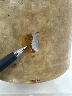 Salt-Glazed Stoneware Butter Churn Base - 5