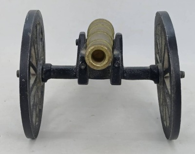 Miniature Brass and Iron Cannon Set - 4