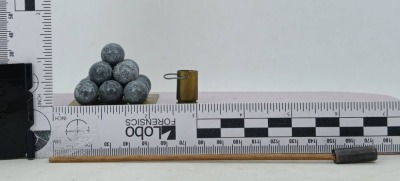 Miniature Brass and Iron Cannon Set - 12