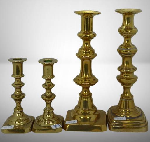 (2) Pr. Brass Candlesticks