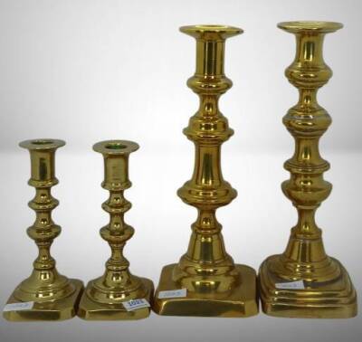 (2) Pr. Brass Candlesticks
