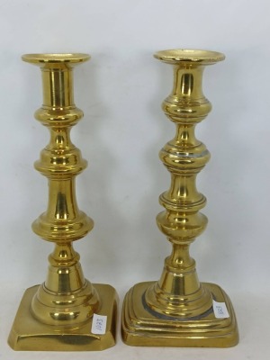 (2) Pr. Brass Candlesticks - 6