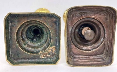 (2) Pr. Brass Candlesticks - 7