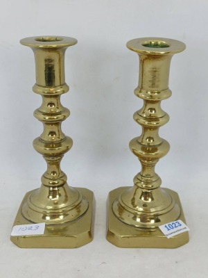 (2) Pr. Brass Candlesticks - 10