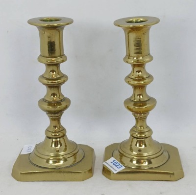 (2) Pr. Brass Candlesticks - 11