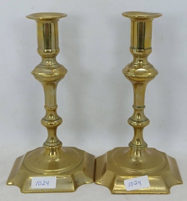(2) Pr. Brass Candlesticks - 3