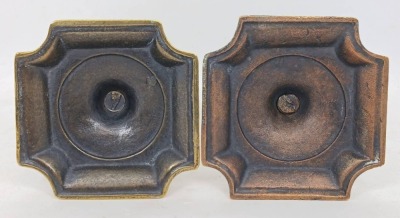 (2) Pr. Brass Candlesticks - 7