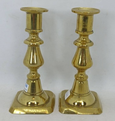 (2) Pr. Brass Candlesticks - 10