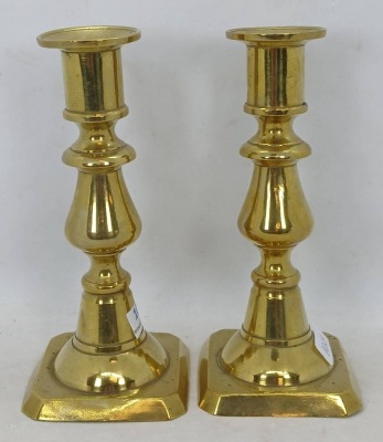 (2) Pr. Brass Candlesticks - 12