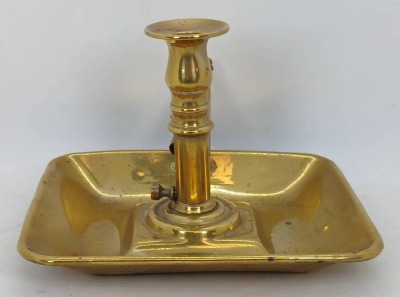 Late 1700's Brass Chamberstick - 3