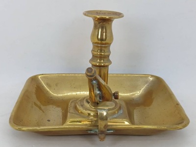 Late 1700's Brass Chamberstick - 5