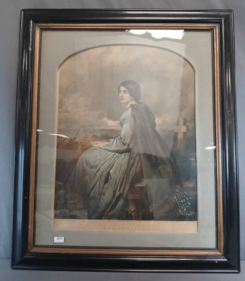 Currier & Ives "Evangeline" Print, Framed - 2