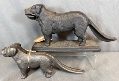 Cast Iron Reproduction Dog Nut Crackers - 2