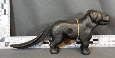 Cast Iron Reproduction Dog Nut Crackers - 4