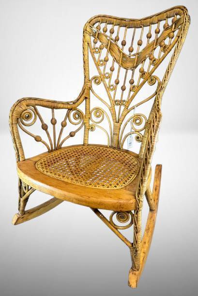 Heywood-Wakefield Wicker Rocking Chair