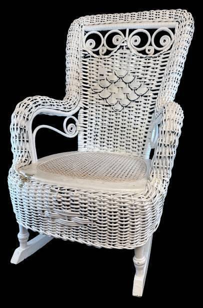 Heywood-Wakefield Wicker Rocking Chair