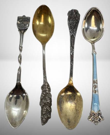 (4) Sterling Silver Spoons