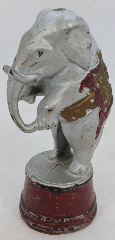 A.C. Williams Cast Iron Circus Elephant Bank