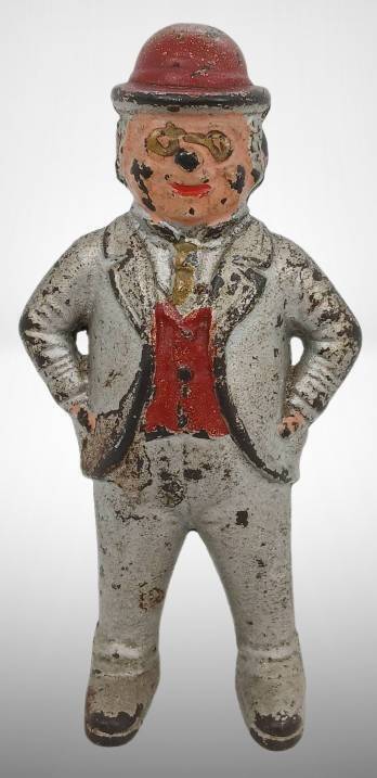 Hubley Cast Iron Foxy Grandpa Still Bank