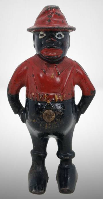 Hubley Cast Iron "Give Me a Penny' Still Bank