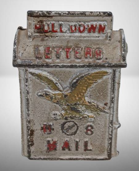Cast Iron Mailbox Still Bank