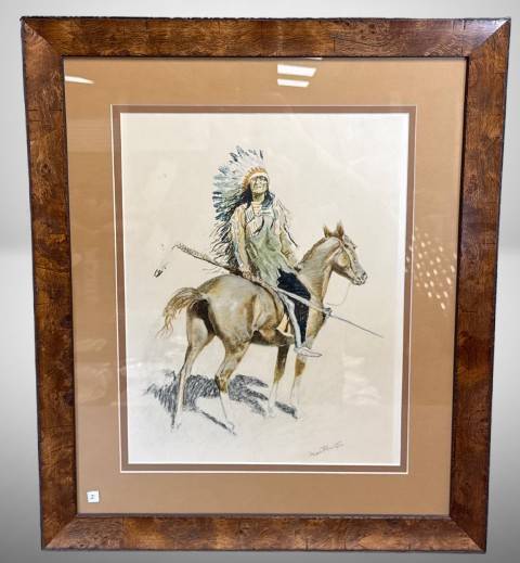 Framed Native American Artwork in APA Style