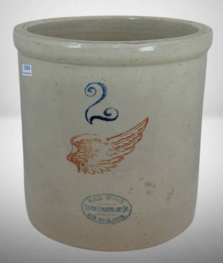 Red Wing 2-Gallon Stoneware Crock