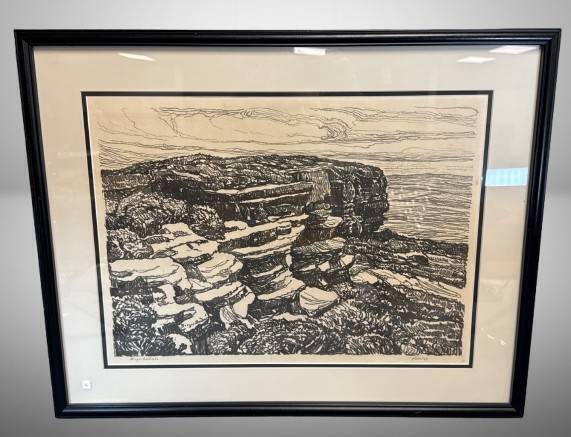 Framed Lithograph by Birger Sandzen