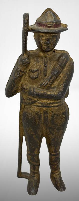 Cast Iron WWI Soldier Still Bank