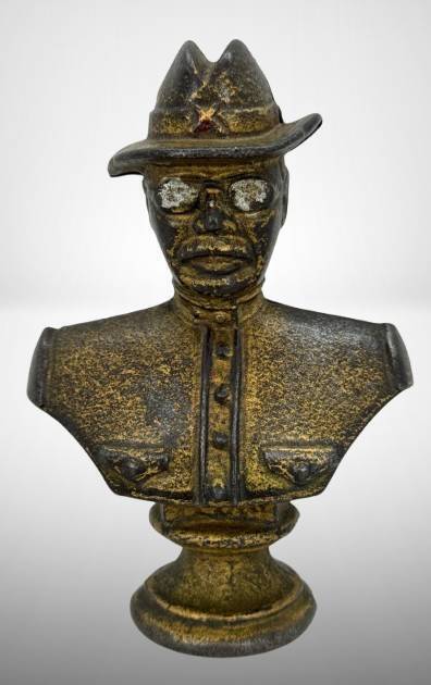 AC Williams Teddy Roosevelt Cast Iron Bank