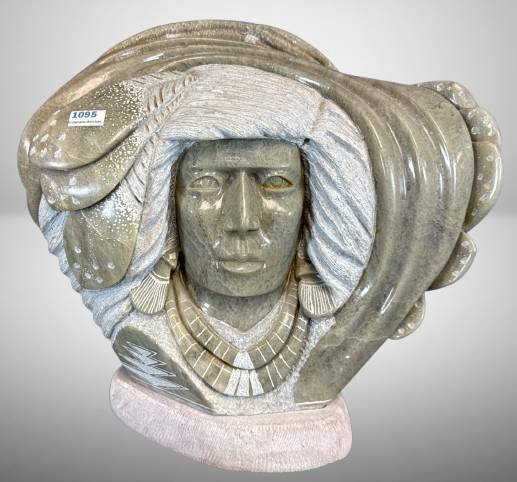 Soapstone Sculpture Signed by Artist M. Shorty