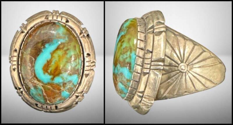 Sterling Silver Turquoise Statement Ring
