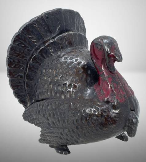 A.C. Williams Cast Iron Turkey Still Bank